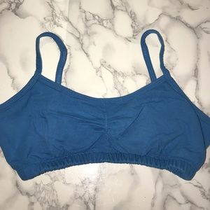 Blue Sports Bra